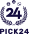 Pick24 logo