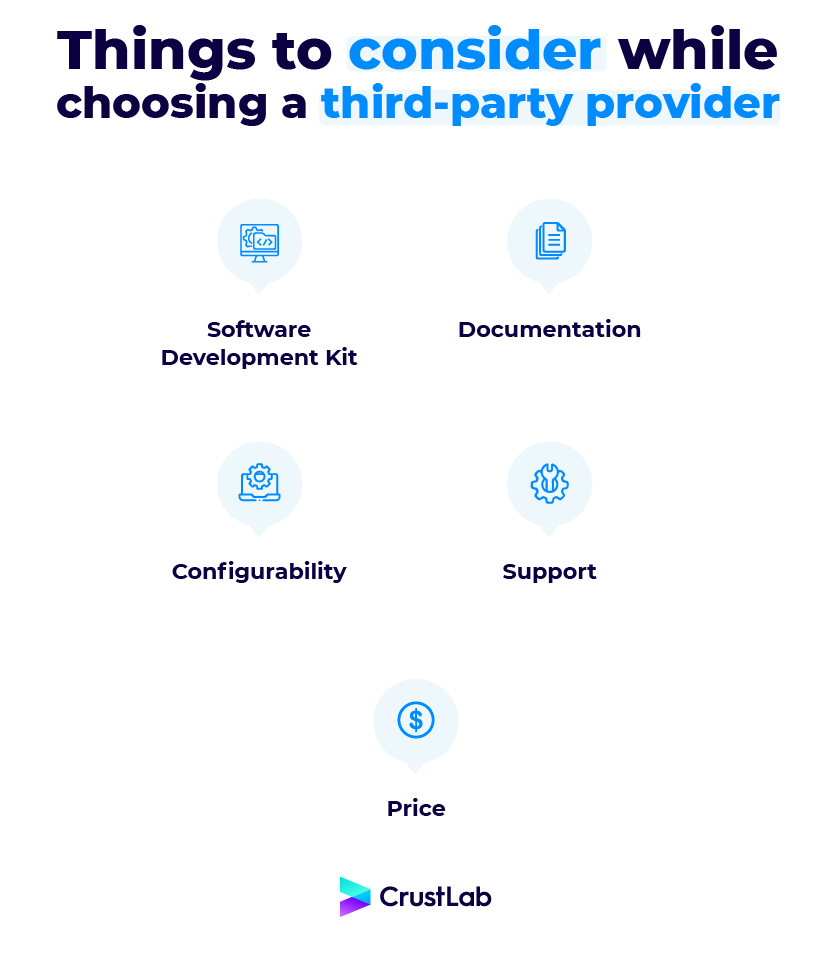 things to consider while choosing a third-party provider